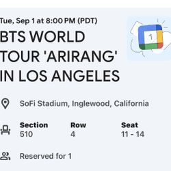 BTS TICKETS