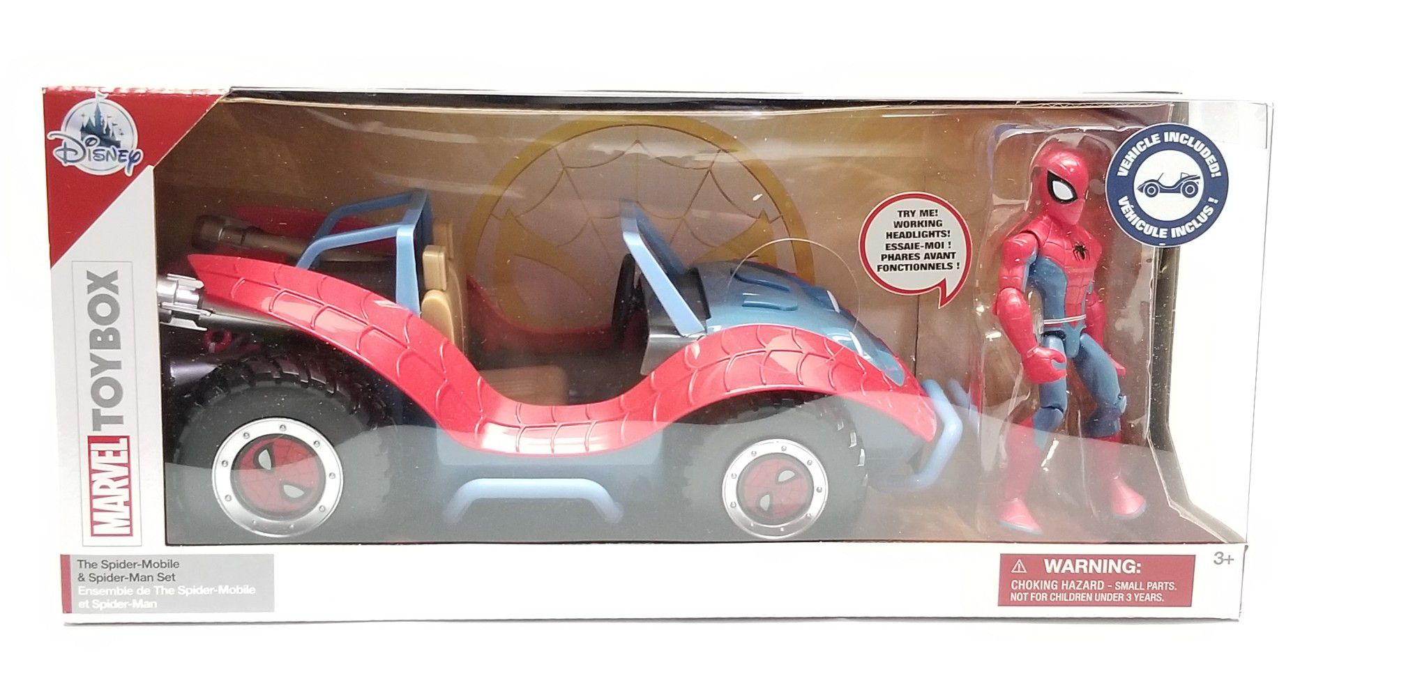 Disney Marvel Toybox Action Figure Collection The Spider-Mobile & Spider-Man Set