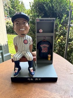Chicago Cubs Shota Imanaga #18 Locker Room Bobblehead – Wrigley Field Giveaway