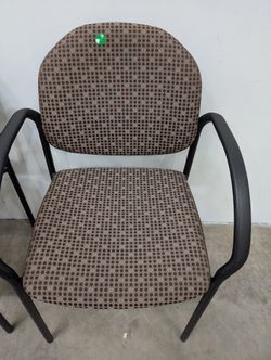 Contemporary Upholstered Guest Chair with Armrests