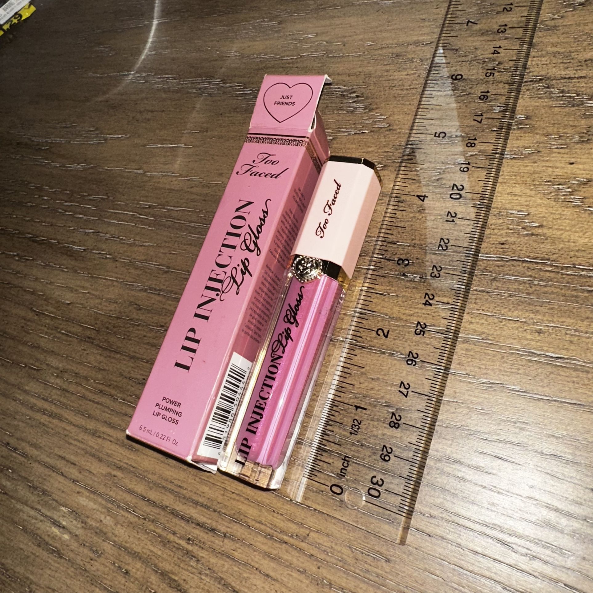 Too Faced Lip Injection Lip Gloss - Just Friends NIB!