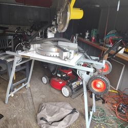 Slide Compound Chop Saw Brand New With Stand