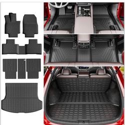 New Floor Mats for 2023-2026 Lexus RX350 RX350H RX500H, Cargo Mat TPE Floor Liner, 7 Protective Mats