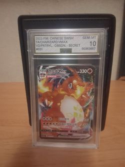 Charizard VMAX Full Art AGS 10 Graded Card