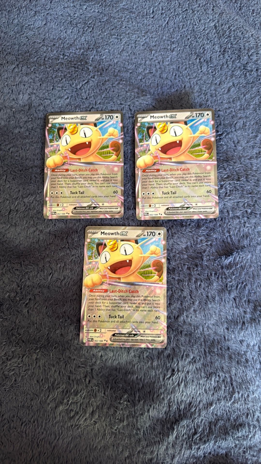 MEOWTH EX PERFECT ORDER
