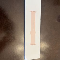 Brand new Apple Watch 41mm Pink sand sport band black S/M/L