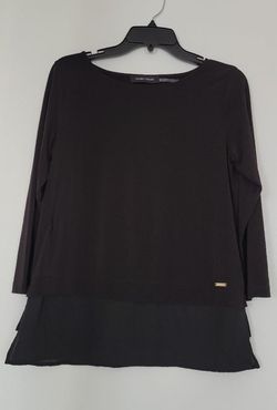 IVANKA TRUMP BLACK BLOUSE SMALL