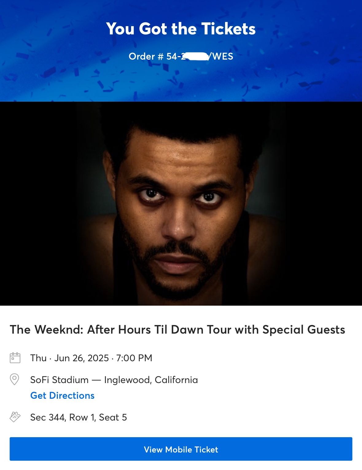 After Hours Til Dawn Tour