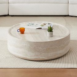 Round Modern Coffee Table One  piece