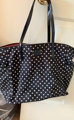 Kate spade baby bag with red interior
