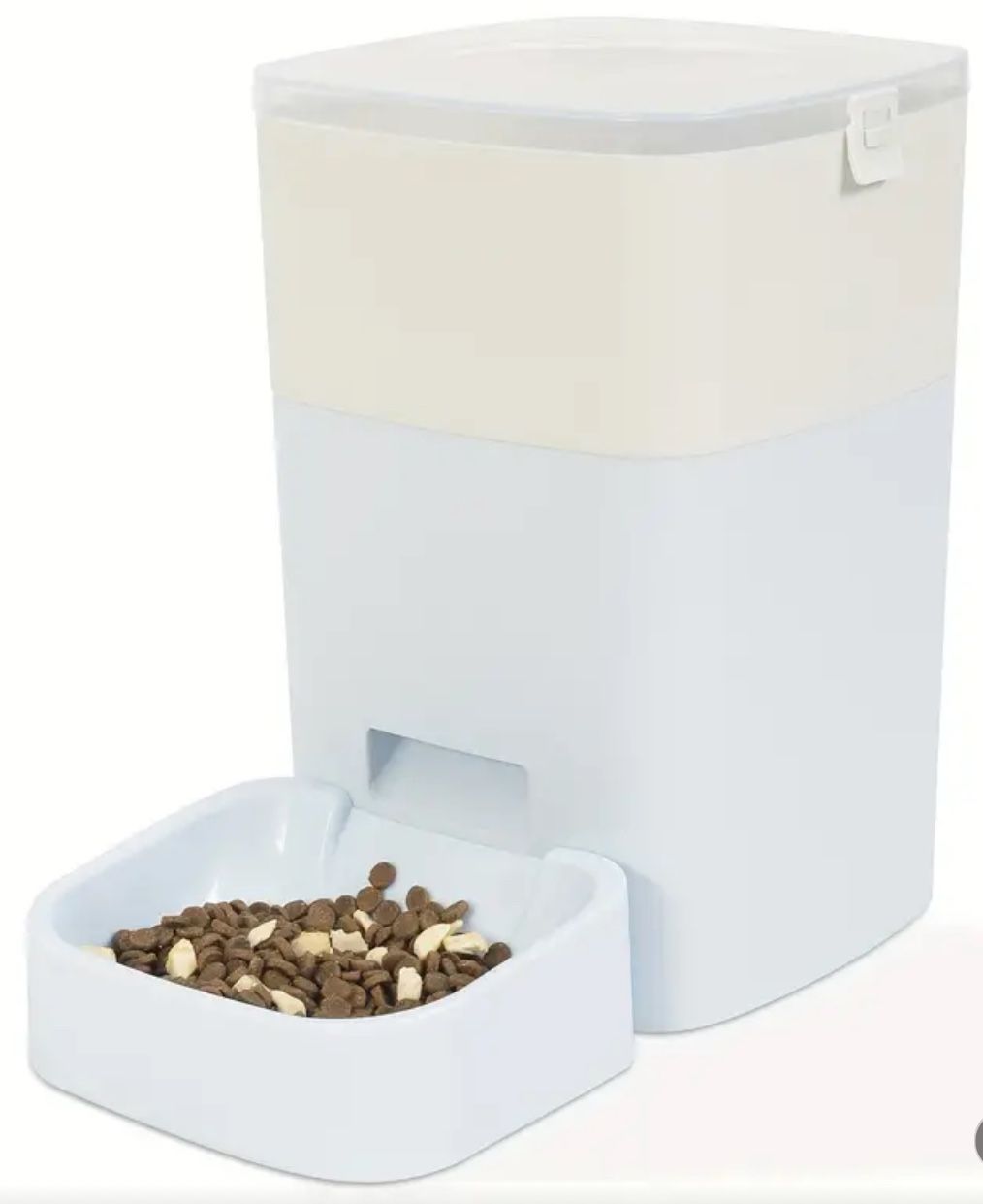 101.44oz Automatic Pet Feeder For Cats & Dogs - Timed Dispenser With 16Mm Kibble Compatibility, Usb/Battery Powered