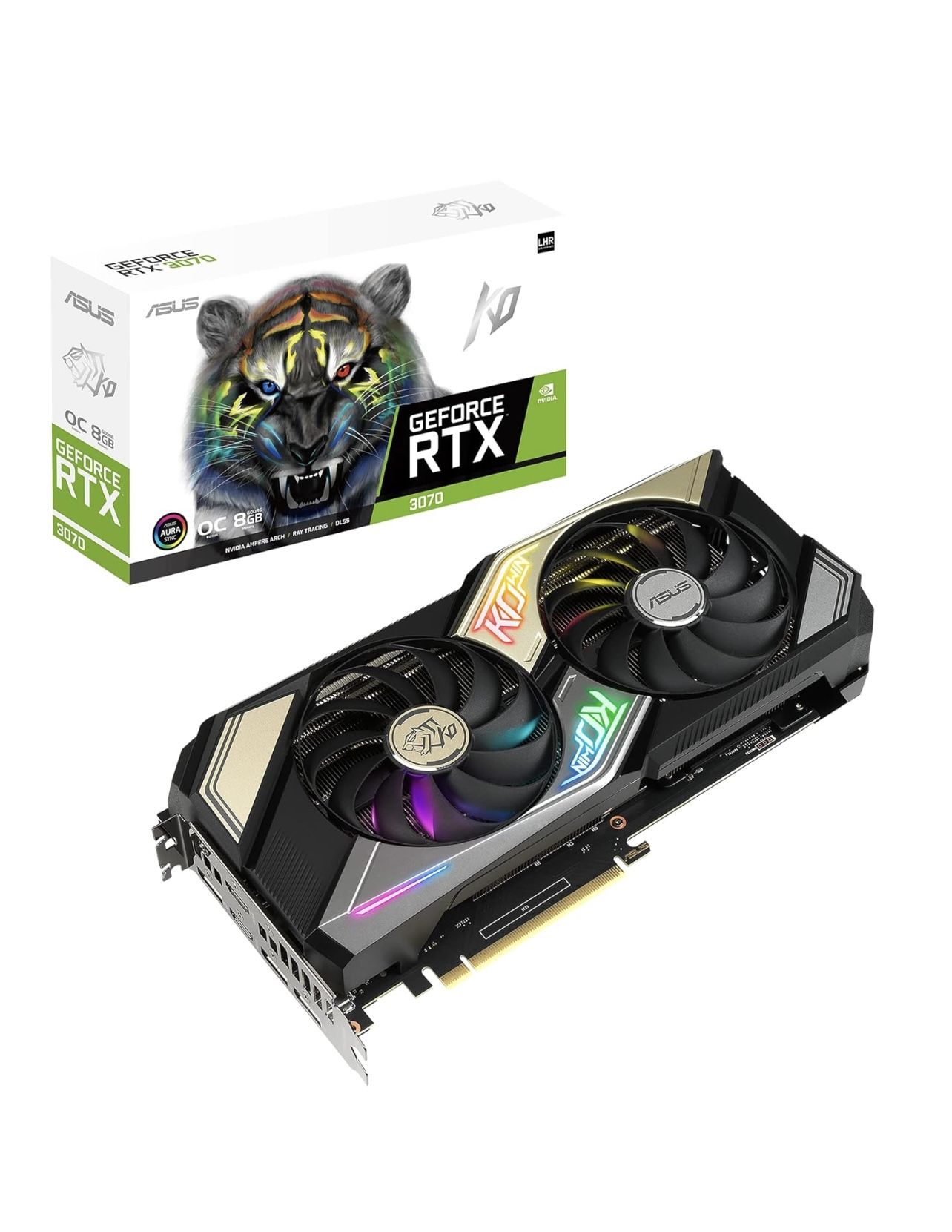 ASUS KO NVIDIA GeForce RTX 3070 V2 OC Edition Graphics Card GPU