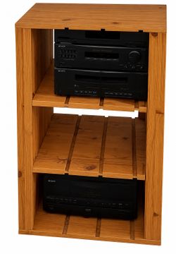 Wood stereo cabinet