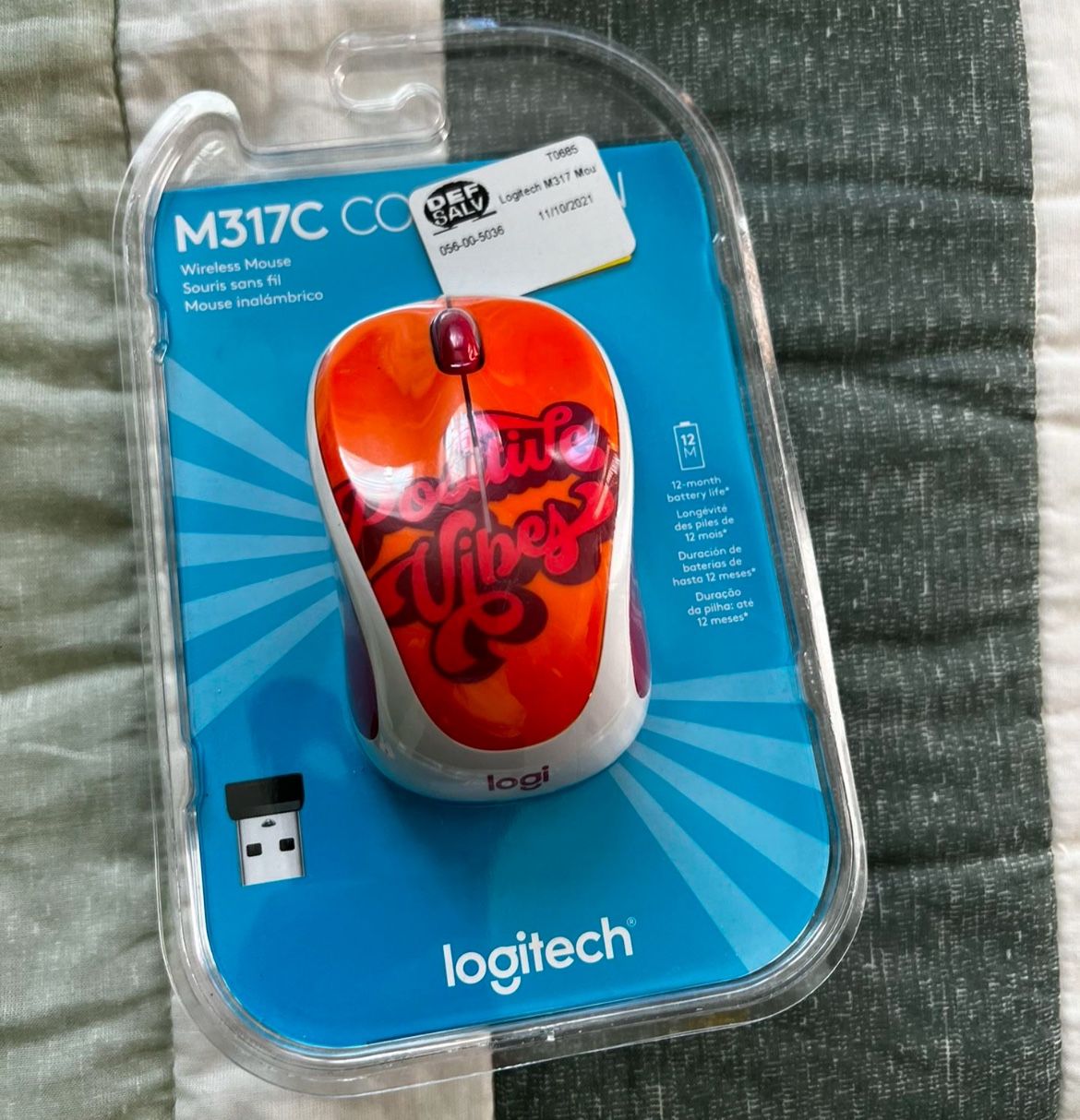 New Sealed Logitech Bluetooth Wireless Computer Laptop Mouse