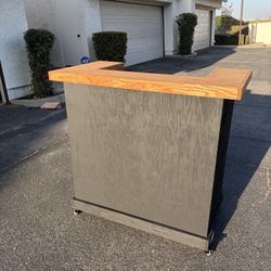 Custom Rolling Folding Bar – Wraparound Top, Mobile & Space-Saving 🔥