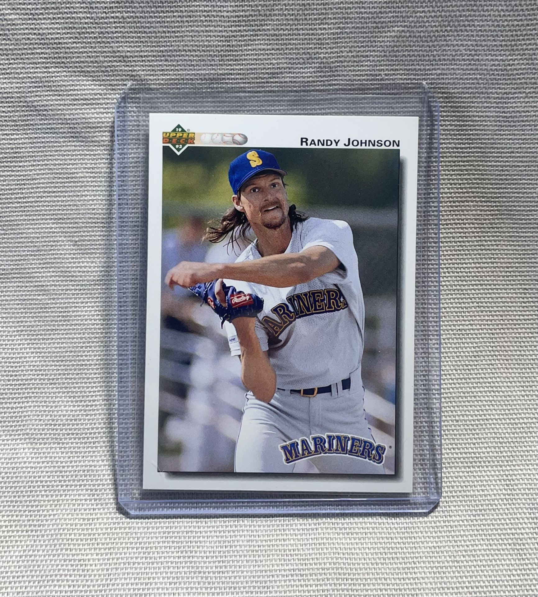 🔥⚾️ 1991  UpperDeck - Randy Johnson #164 - Seattle MARINERS ⚾️