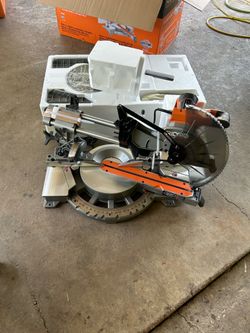 Ridgid 12 in Sliding miter saw