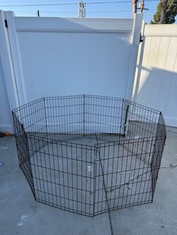Foldable Metal Dog Exercise Pen / Pet Playpen
