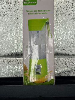 Portable Juice Blender HM-03 380ml USB Rechargeable 2000mAh Smoothie Maker 6-Blade
