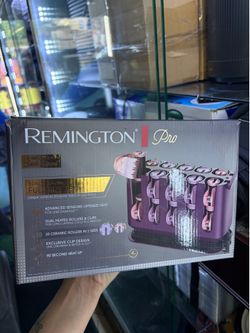 Remington Pro Space Saving Full Size Hair Setter Kit with Heated Clips