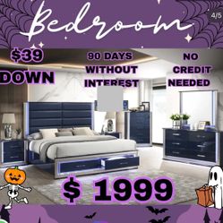 NEW LUXURY BEDROOM FURNITURE SET - BED MATTRESS AND FINANCING AVAILABLE 
