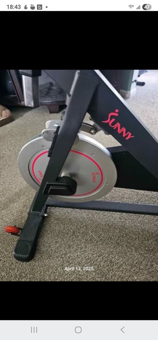 Sunny Spin Cycle Exercise Bike