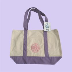 TRADER JOE’s LARGE LAVENDER TOTE BAGS