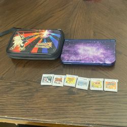 Mint Condition Nintendo 3DS XL With Games And Case