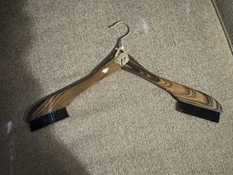vintage folding wooden clothes hanger