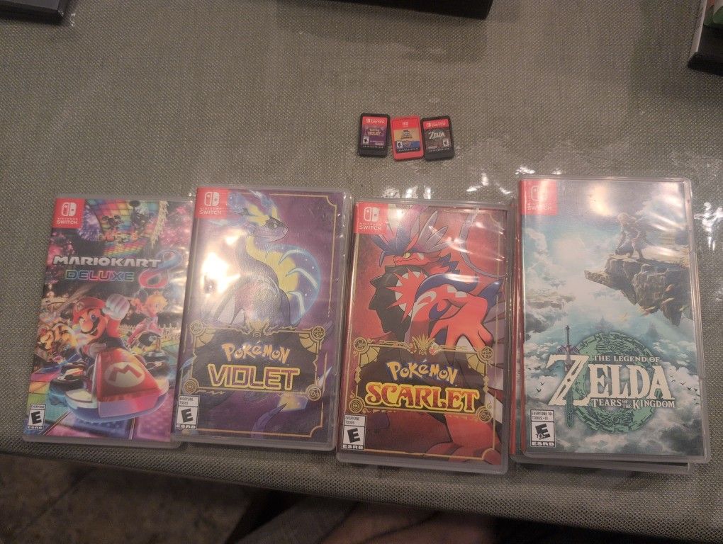 Switch Games Lots of Pokemon And Zelda