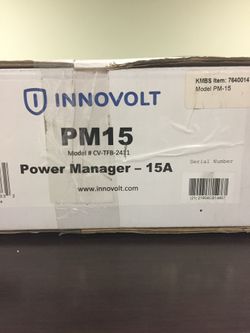 Innovolt Power Manager PM15 (model # CV-TFB-2411) Factory Sealed Box.