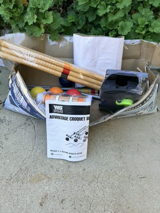 Croquet Set Never Used