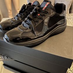  Prada America's Cup biker fabric sneakers
