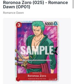 Looking for Zoro op01-025