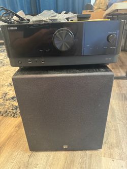 Yamaha receiver and formula 1 12 inch subwoofer