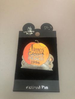 Disney retired trading pin james and the giant peach