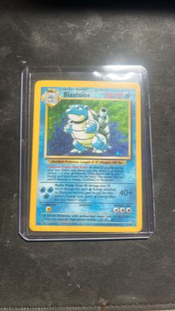 Pokemon cards blastoise vintage