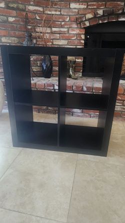 Black Shelf Unit