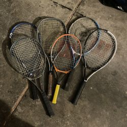 6 Tennis Rackets