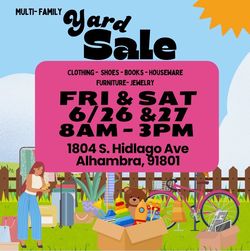 Yard Sale Multi Family