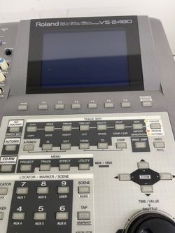 Roland vs-2480 digital studio work stations w power cord working perfect