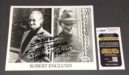 🔥 Robert Englund Signed Autographed 8x10 Freddy Krueger Nightmare On Elm JSA COA 🔥
