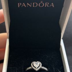 Pandora Elevated Heart Ring