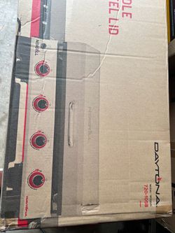 Nexgrill Daytona 4-Burner Propane Gas Grill 36 in. Flat Top Griddle in Black with Stainless Steel Lid