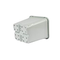 Hydrofarm 12” x 12” White Square Pot Case of 24