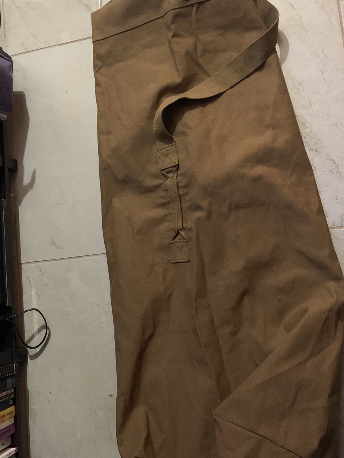 Giant Brown Duffle Bag