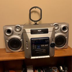 RCA 5 Disc Changer/Cassette Player 