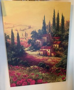 Toscano Valley I by Art Fronckowiak – 29x36 Stretched Canvas