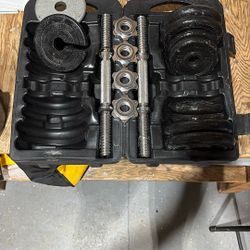 Amazon Basics Steel Dumbbell Set