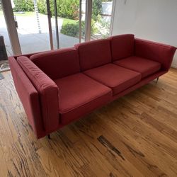 FREE DELIVERY Blu Dot Bank Sofa Mid Century Modern MCM Vintage Couch 3 Seater